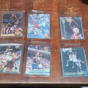 6 Different 1992-93 Shaq O'neal Rookie & 1st Year Cards